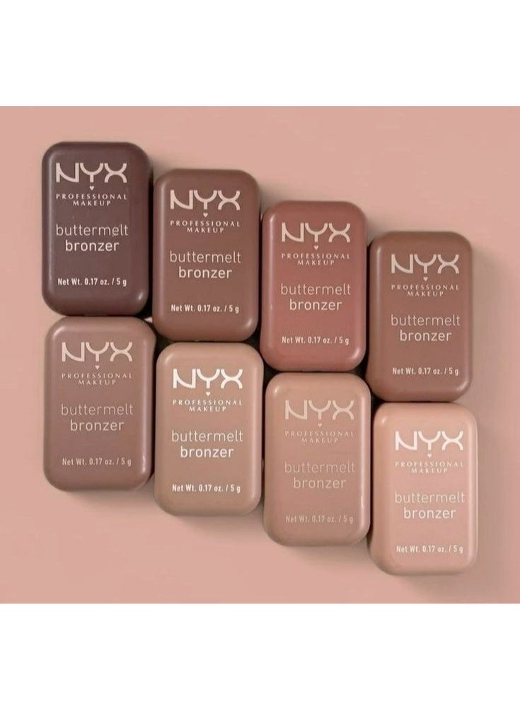 NYX PROFESSIONAL MAKEUP NYX Buttermelt Bronzer, 03 - Deserve Butta - Image 3